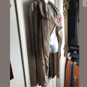 IKY & ME SIZE M- KIMONO STYLE TIE WAIST DUSTER